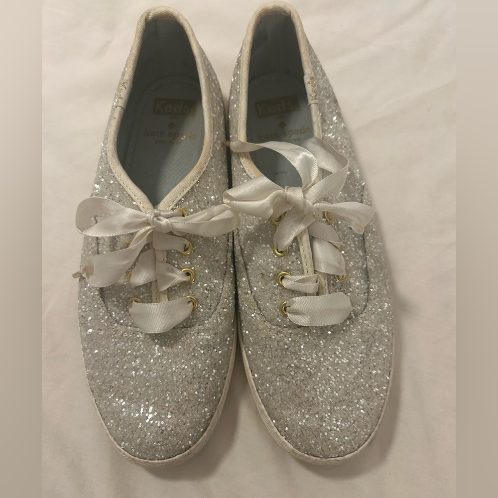 6.5 Kate Spade Keds - bridal sneakers or special occasion
